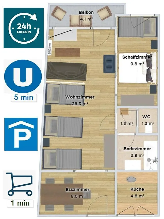 Aspern Nationalpark Apartment Wien